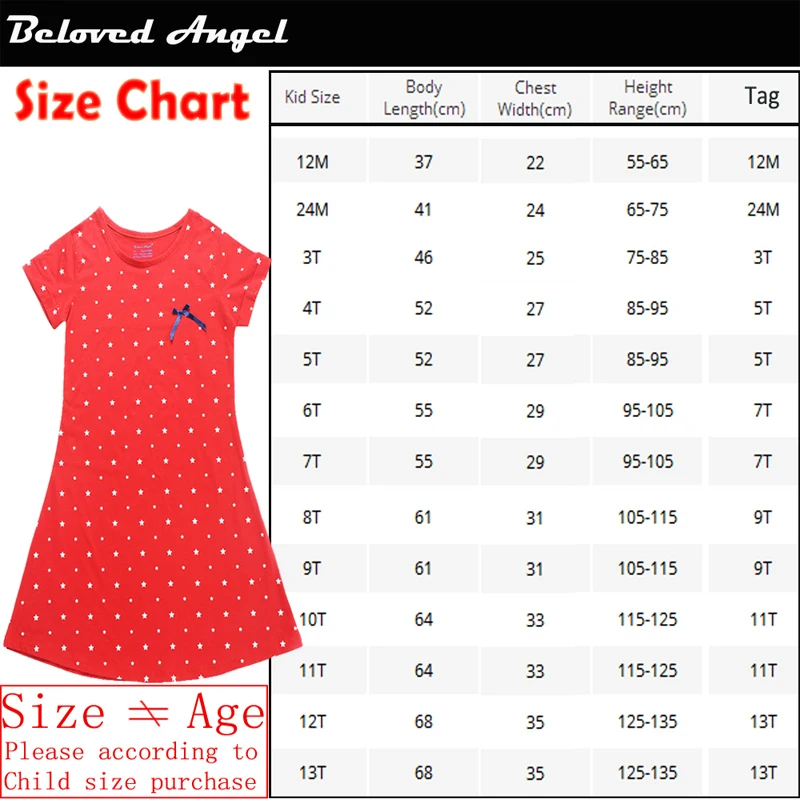 Princess Baby Dresses Stars Print Cute Girls Tutu Cotton Stripe Children's Dress Kids Girl Party Wear Clothing | Детская одежда и