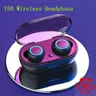 Горячая Распродажа Y50 Smart Bluetooth-совместимая гарнитура беспроводная мини-гарнитура стерео наушники-вкладыши водонепроницаемые спортивные наушники с кнопкой управления