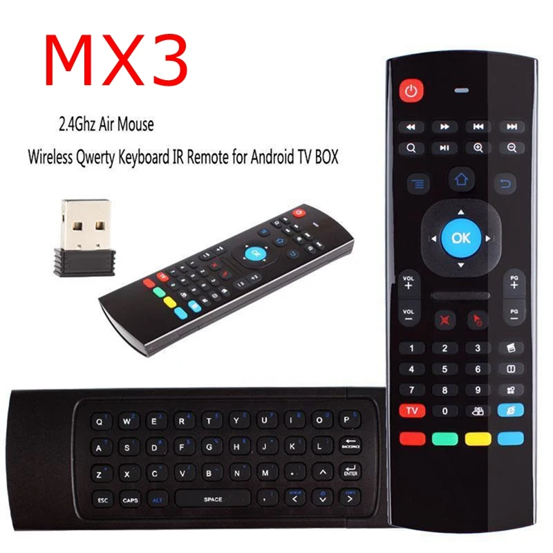Высокое качество 2 4G Air Mouse Smart Voice Remote Control Wireless Keyboard IR Learning MX3|Пульты ДУ| |