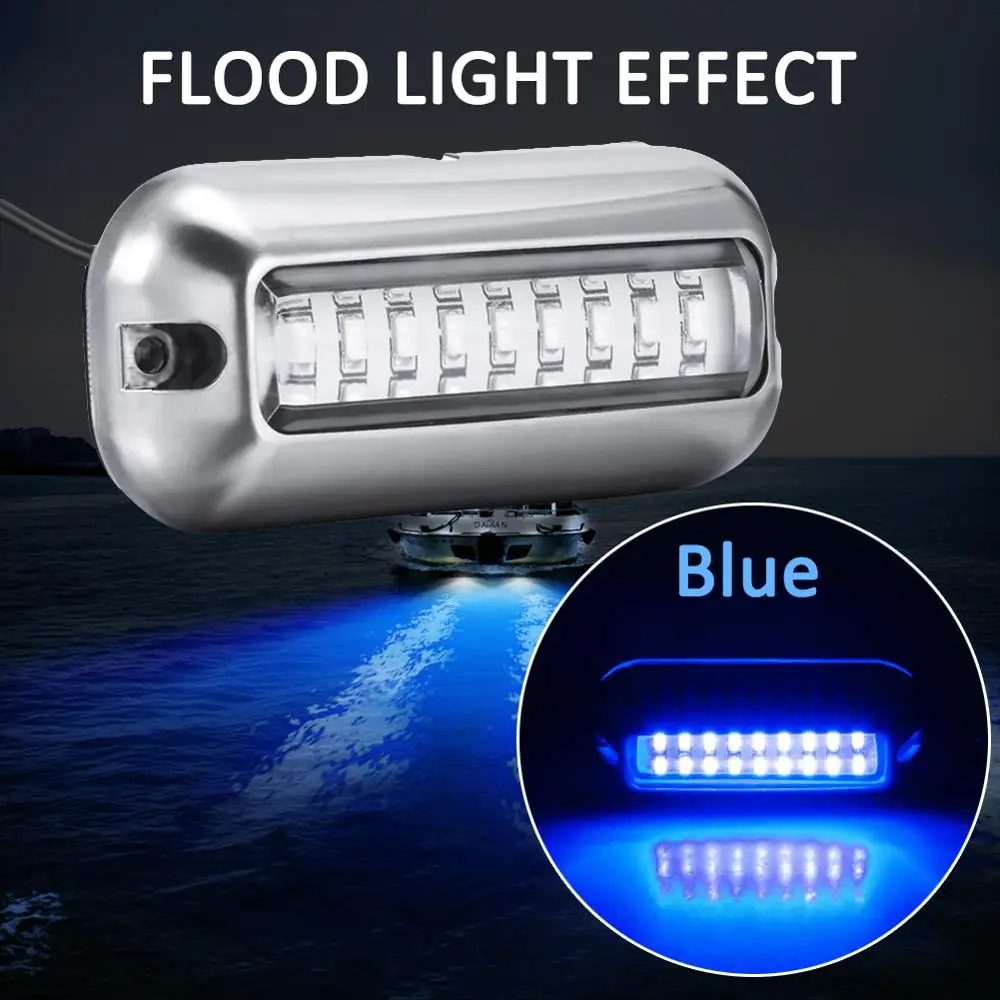 1 шт. синий навигационный светильник для подводной лодки морской транцевый 12 В 316