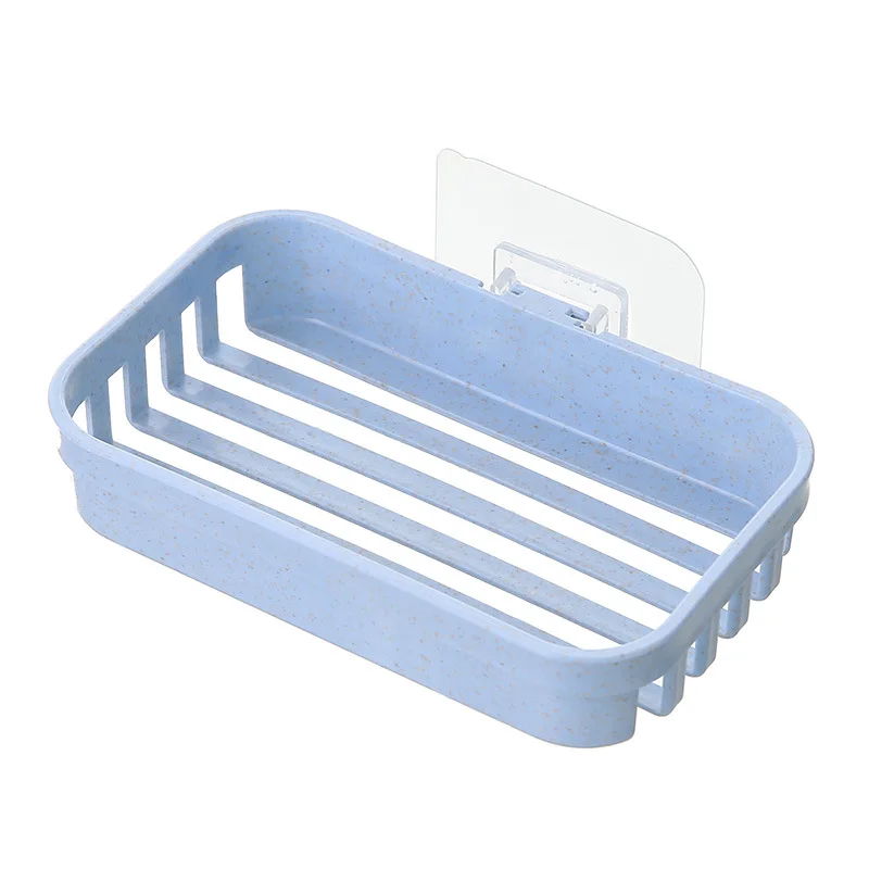 

Soap Dishes Holder Double Layer Soap Rack Tray For Bathroom Wall Mount Storage Box Organizer Bathroom Accessories