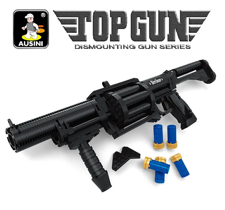 

2018 New M16 AK47 QSZ M45 95 type automatic rifle Sniper rifle Sniper rifle gun model Building Block Set Toy Gift For Children