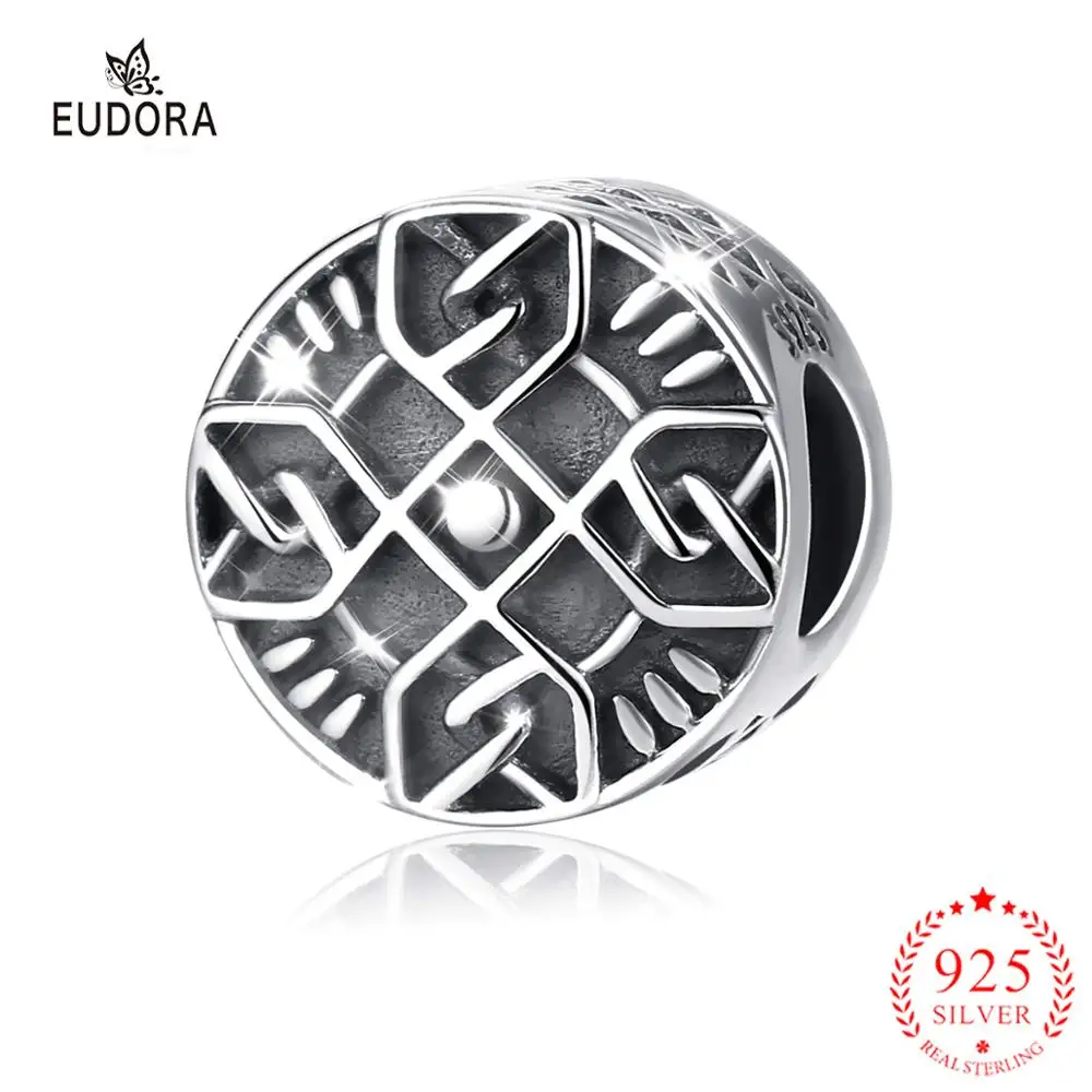 

Шарм-бусина из серебра 925 пробы, для браслета, Z127