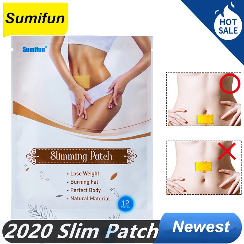 60 шт. пластырь для похудения природного патч сжигания жира сильная эффективность