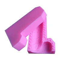 third leg shaped silicone mold fondant molds cake decorating diy tools temperature resistance for syrup butter resin glue wax