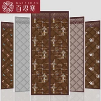 perforation free door curtain household winter insulation windproof and cold proof partition door curtain magnetic screen