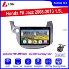 Автомобильный мультимедийный проигрыватель, плеер на Android 10, с GPS, для Honda FIT JAZZ 2008,2009,2010,2011,2012,2013, л, с экраном 10 дюймов