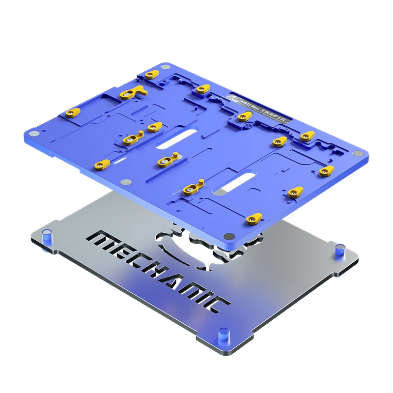 

Mechanic 18 IN 1 For iPhone 6-11 Pro 12 mini 12 Pro MAX Motherboard Jig PCB Board Holder Fixture Soldering Maintenance Platform
