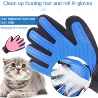 rubber pet cleaning and de floating brushes lashing cat gloves grooming massage dog bath supplies