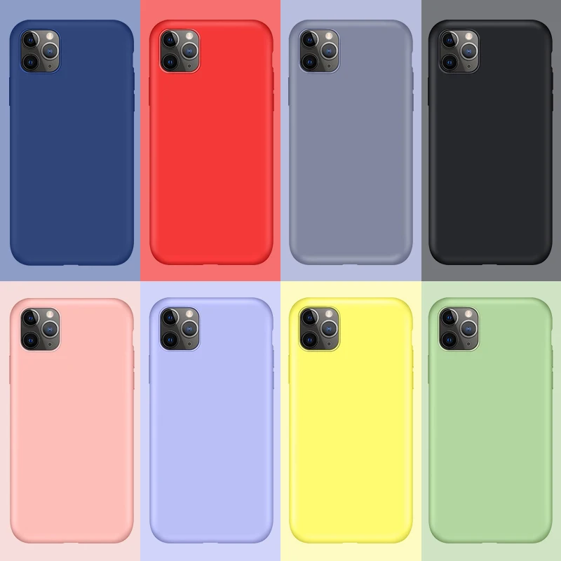 Мягкий жидкий силиконовый чехол для iPhone 11 Pro Max XS XR X 6 S 6 S Чехол для iPhone 11 Pro Max XR XS MAX X желтый 11 Pro Чехол