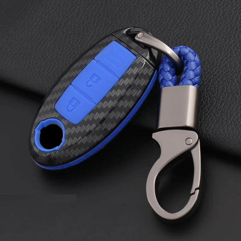 ABS углеродного волокна оболочки чехол ключа дистанционного управления