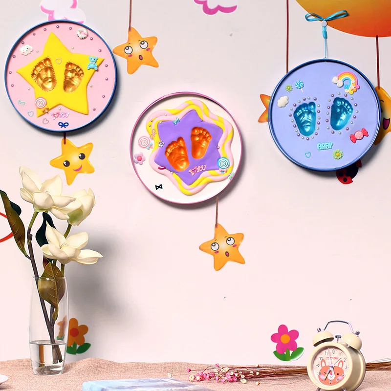 Лепка для лепки детская сделай сам Детская слизь отпечаток рук цветная глина