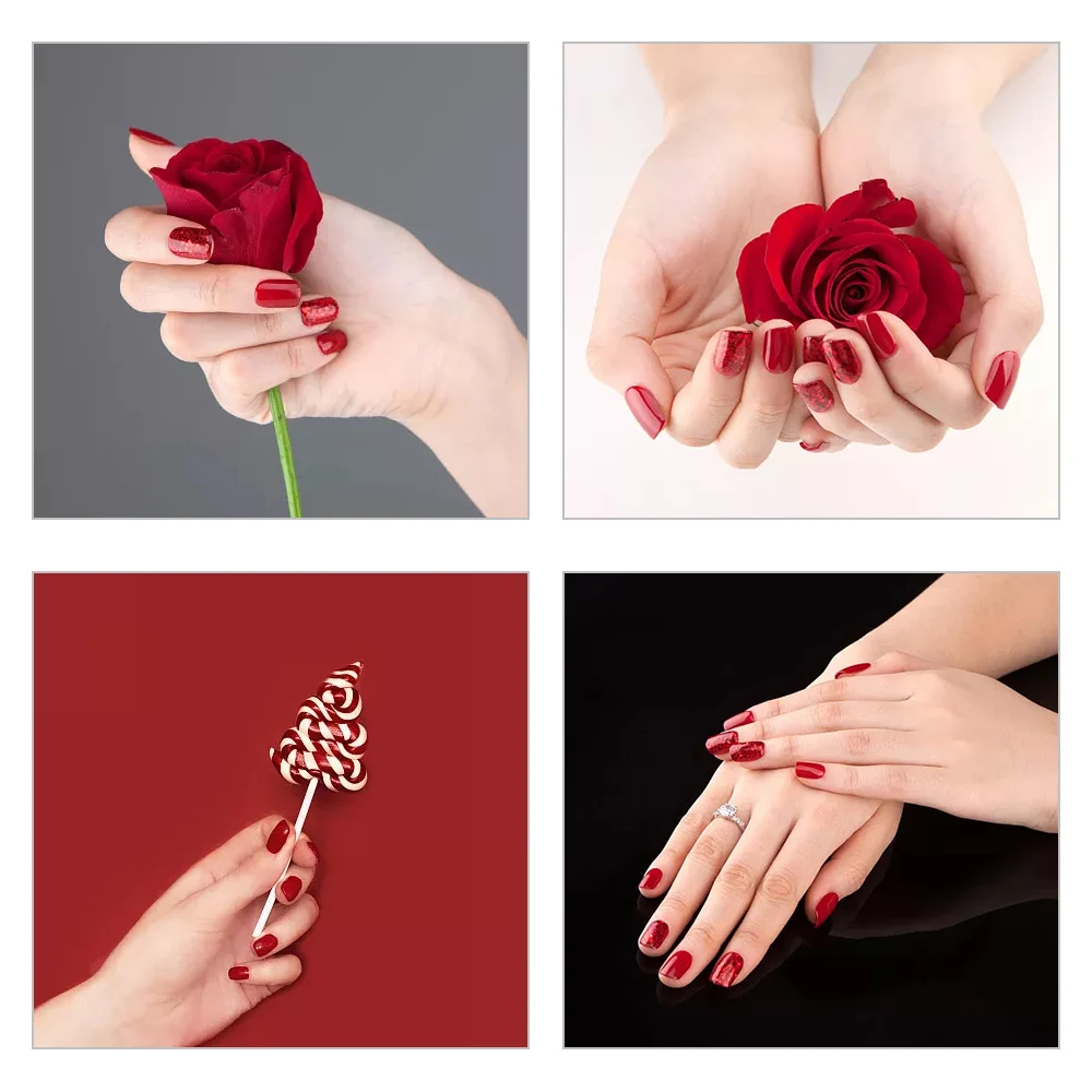 3D маникюрные Блестки для ногтей набор хлопьев акриловые наклейки блестящие на