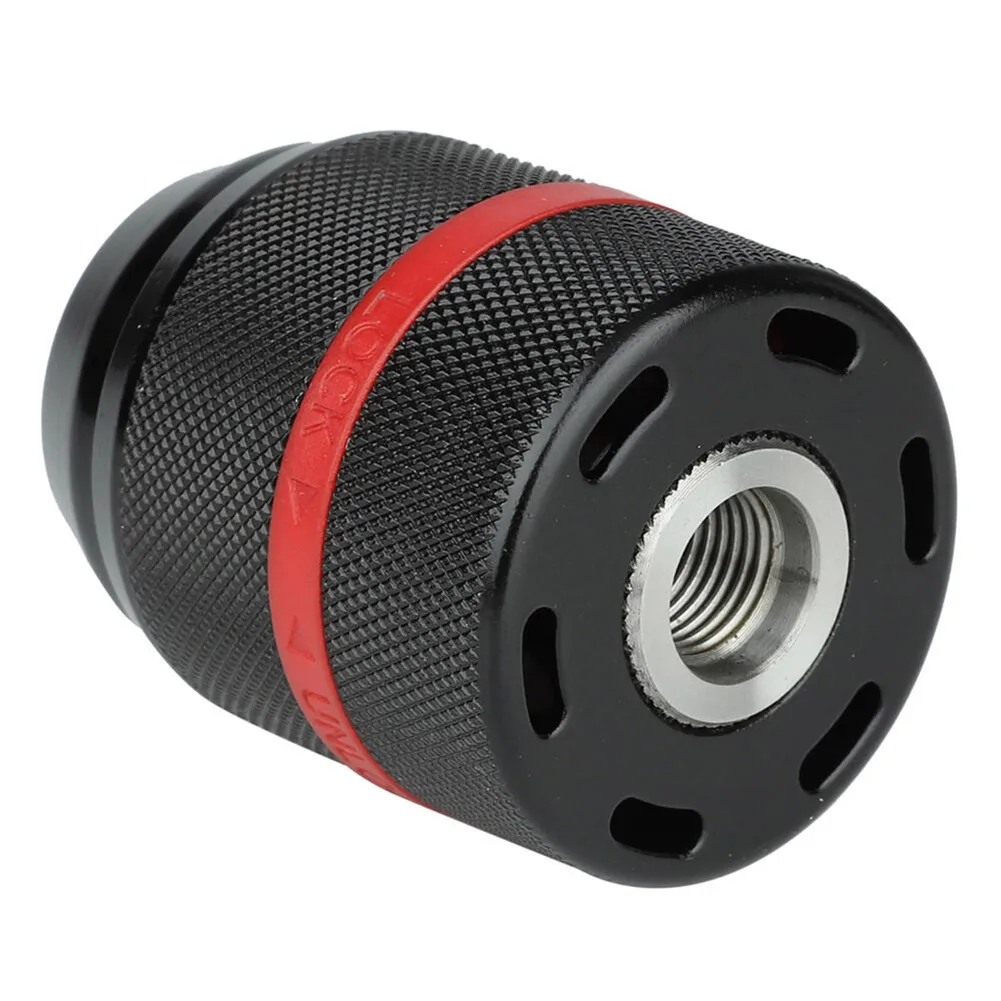 

Keyless Drill Chuck 1/2-20UNF Mount Drill Chuck For Multiple Purposes Threaded Large Hole Metal Drill Chuck