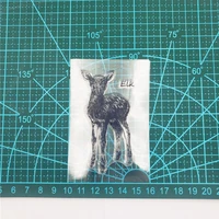 elk transparent clear silicone stamp seal scrapbooking photo album decoration rubber stamp painting template stencils supplies