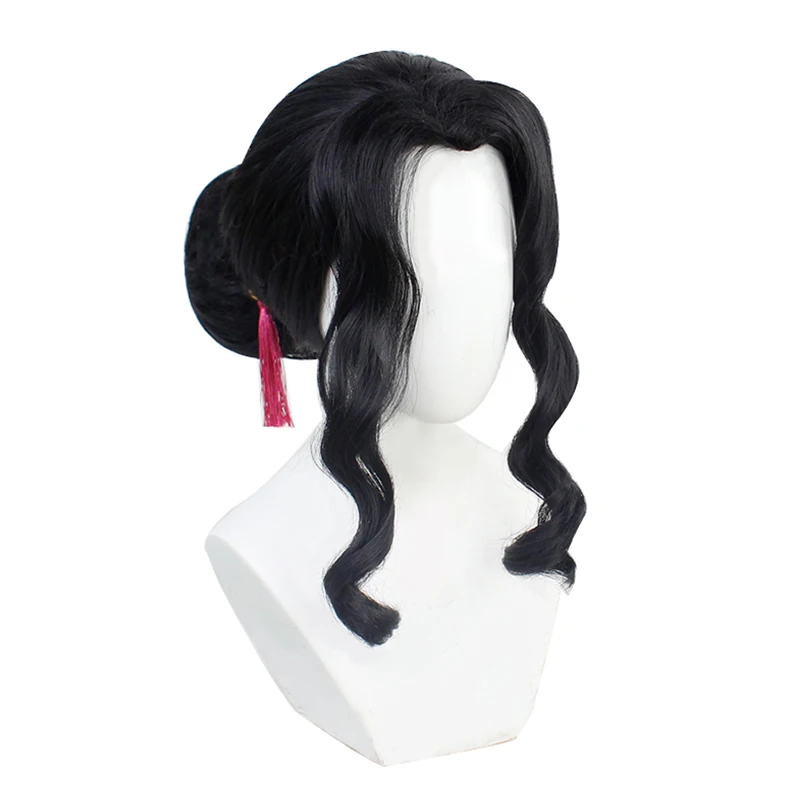 Парик для косплея киметсу но айба из аниме комикс термостойкий синтетический