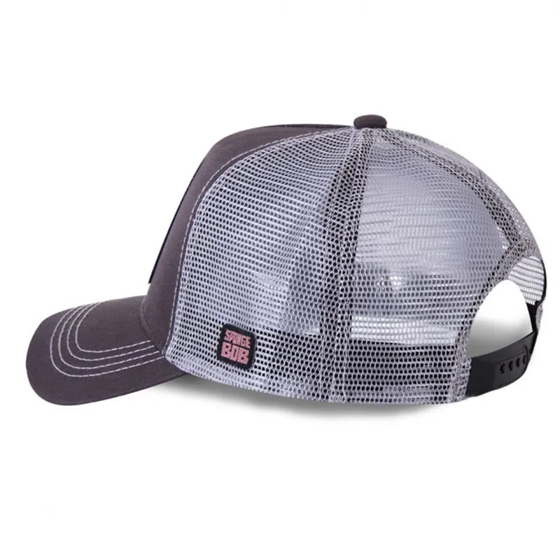 Новая сетчатая шапка Губка Боб Snapback хлопок Патрик бейсболка для мужчин и женщин хип хоп дальнобойщик папа Регулируемый головной убор gorras дропшиппинг