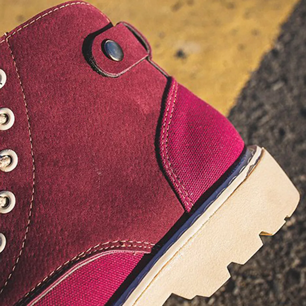 2019 г. Новые женские локомотивные ботинки модные однотонные на шнуровке с круглым