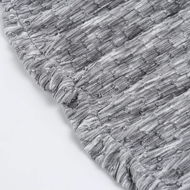 

Women Street Club Party Dress Side Pleated Dress Solid Sleeveless Cotton Slim Mini Sundress Summer Autumn Vestidos De Mujer