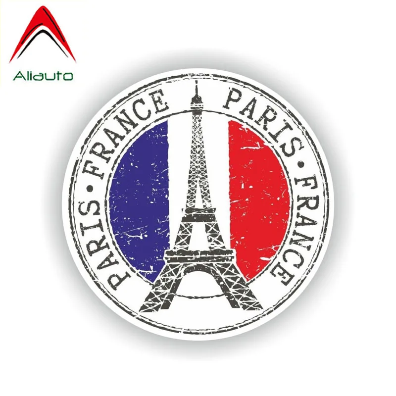 

Aliauto Забавный Французский Париж автомобильный стикер солнцезащитный водонепроницаемый светоотражающий чехол царапины Декоративные накле...