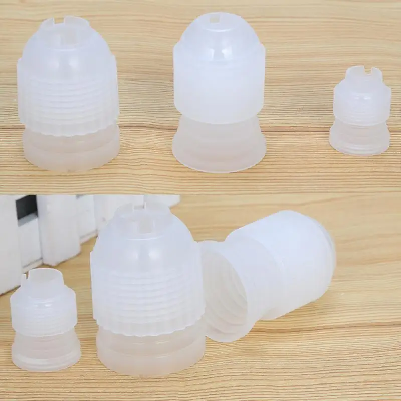 Hot Plastic Decorating Mouth Converter Adapter Confectionery Pastry Tips Connector Nozzle Sets Cake Tools Baking Kitchen | Дом и сад