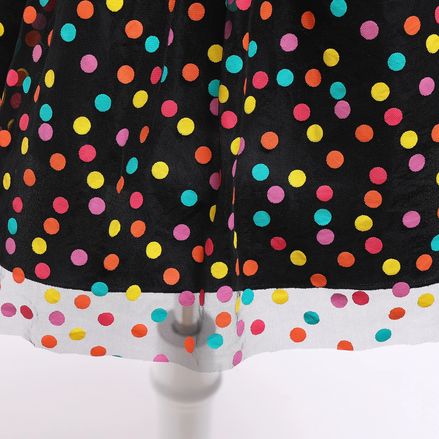 

Girls Dress Children Clothing Spring Summer 2021 New Retro Polka Dot Child Birthday Party Dress Princess Dresses Catwalk Skirt