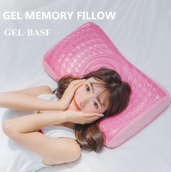 

New Update Memory Foam Pillow Cooling Gel Bed Pillow Cervical Protect Orthopedic Pillows for Sleeping
