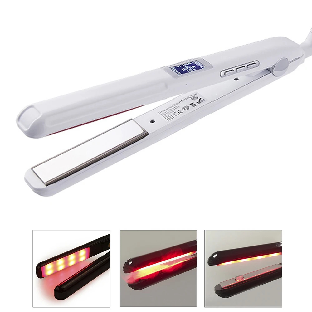 Ультразвуковой инфракрасный утюжок для ухода за волосами Кератиновое аргановое