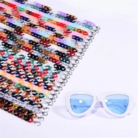 mix splicing color acrylic glasses chain multifunction necklace wide amber chain for glasses lanyard women fashion jewelry