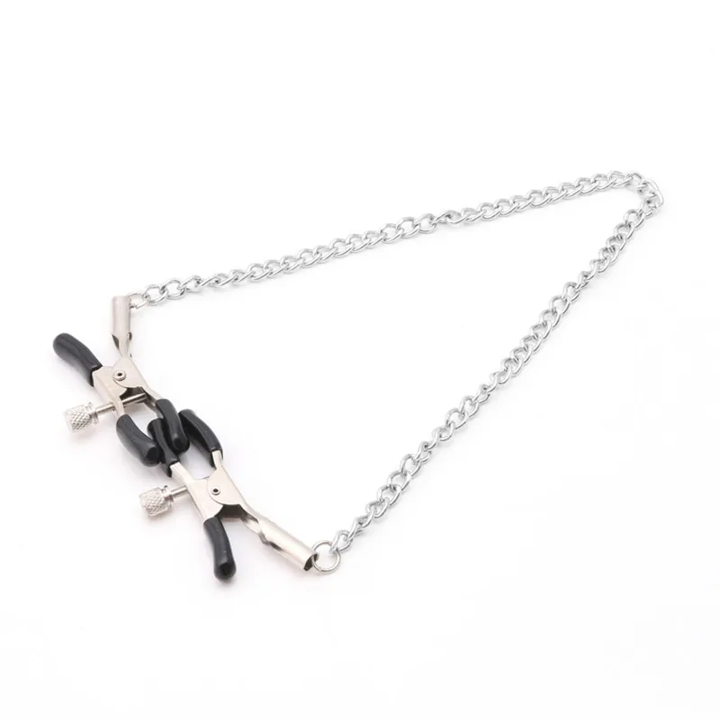 Металлический ниппель зажимы с 30 см цепи соски взрослые игры секс игрушки для