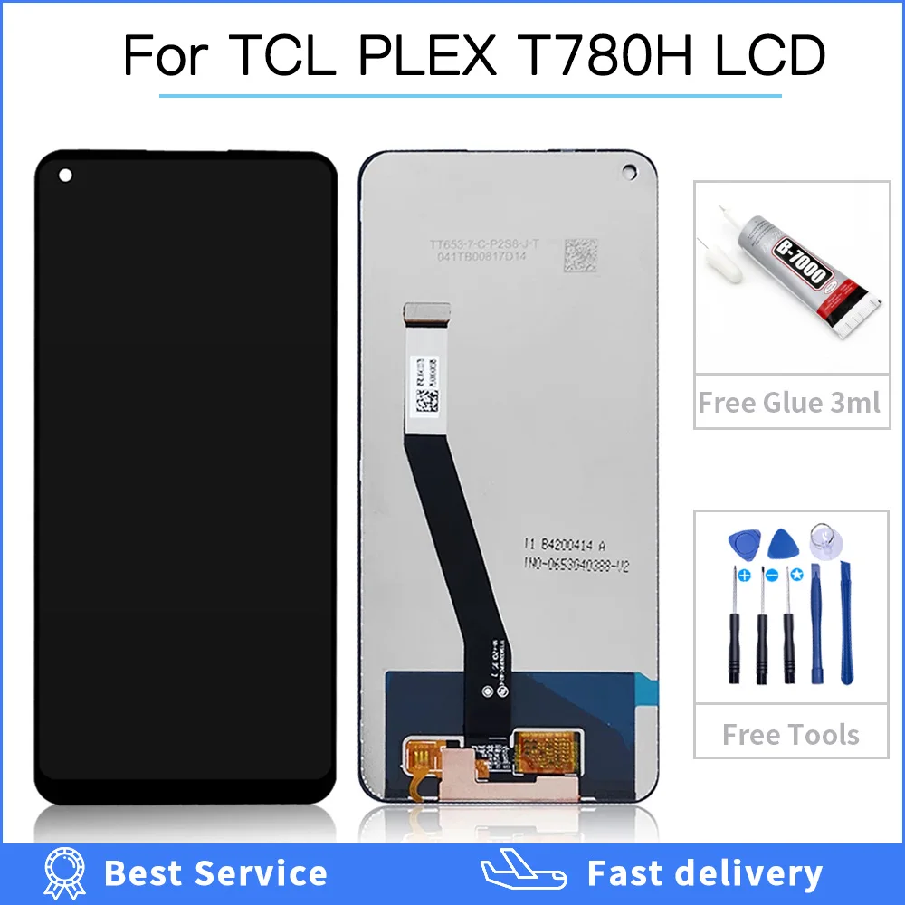 Высококачественный ЖК-дисплей для TCL PLEX T780H кодирующий преобразователь
