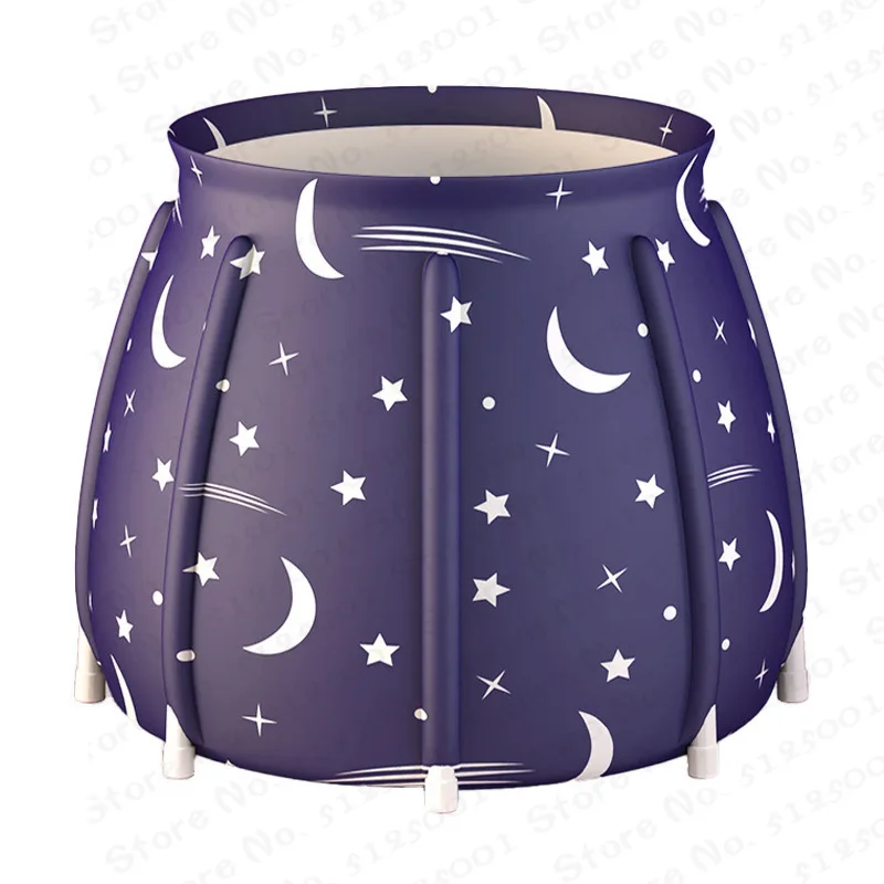 

Portable Bathtub Folding Bath Bucket Foldable Large Adult Tub Baby Swimming Pool Insulation Separate Family Bathroom SPA Tub