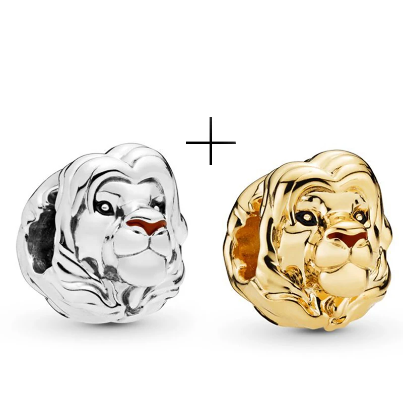 S011 Динозавр Simba вращающийся земной бисер Подходит Pandora талисманы браслет ожерелье для женщин ювелирные изделия аксессуары - Цвет: S011