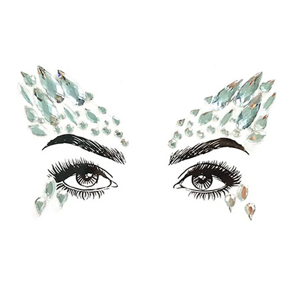 6 штук в упаковке Ночное белье &quotсделай сам&quot для лица из полимера с прозрачными