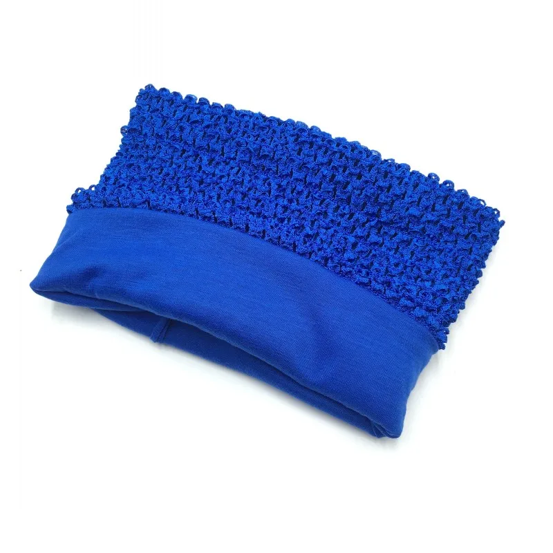 Royal-blue Тюлевая юбка-пачка «рюмочка» для детей 8, 10, 12 дюймов, вязаная юбка-пачка с подкладкой на груди, вязаная юбка для волос, подарок на день рождения для маленьких девочек - Цвет: Royal-blue