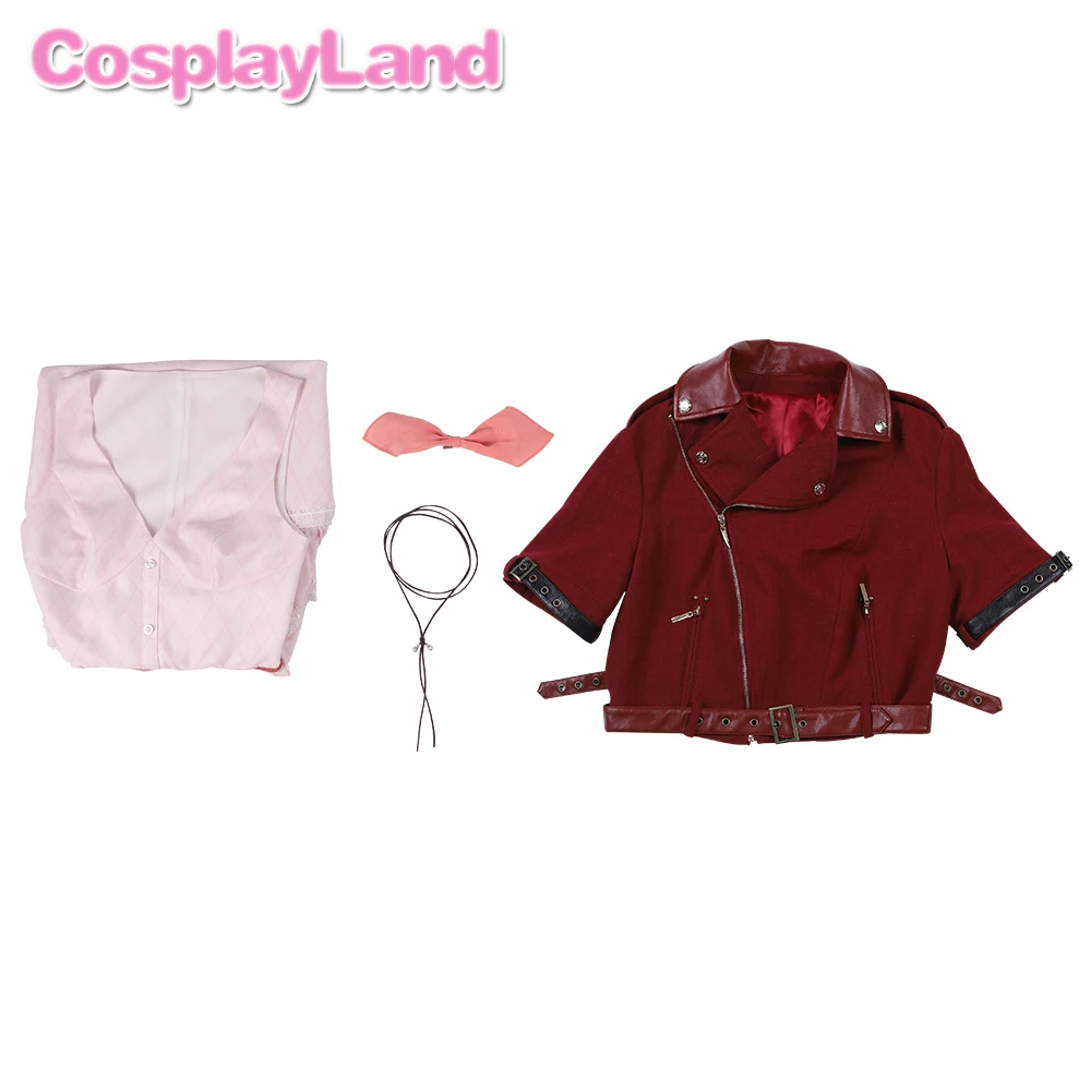 Final Fantasy VII Aerith Косплей Gainsborough костюм наряд на заказ вечерние костюмы Хэллоуин
