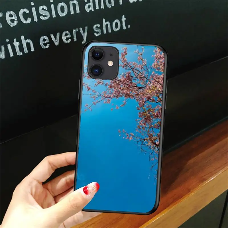 

Beautiful Colorful Flowers Phone Case For Iphone 6 6s 7 8plus X Xr 11 12 Mini Pro Max Cover Fundas Coque