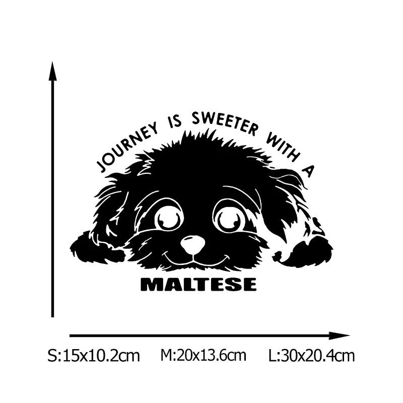 

Sweet Dog Stickers for Cars Vinyl Car Wrap Animal Cartoon Auto Products sticker Funny Automobiles Decals Car Styling Accessories