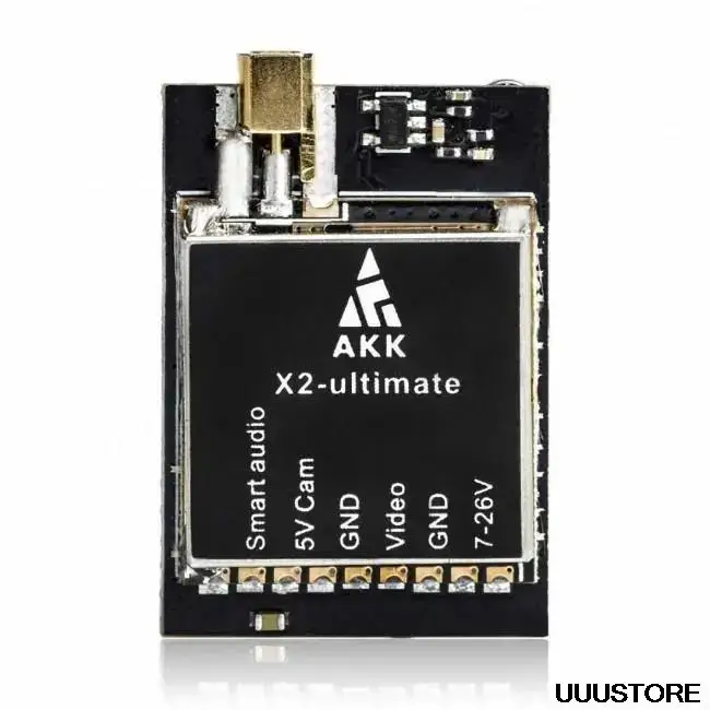 

AKK X2-ultimate 25mW/200mW/600mW/1200mW 5.8GHz 37CH FPV Transmitter with Smart Audiofor RC FPV Racing Drone RC Quadcopter