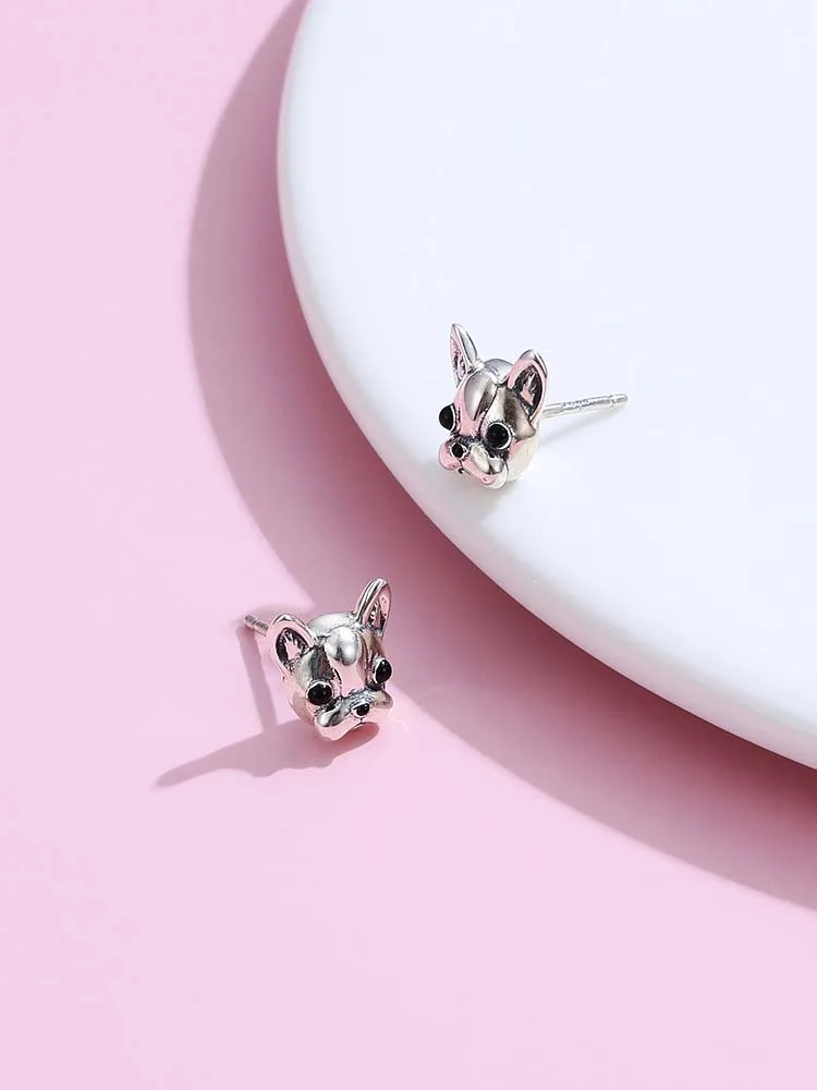 

CFK 100% 925 Sterling Zilver Met Zirconia Trouwe Hond Dier Kleine Stud Oorbellen Voor Vrouwen Anniversary Nieuwe Fijne Sieraden