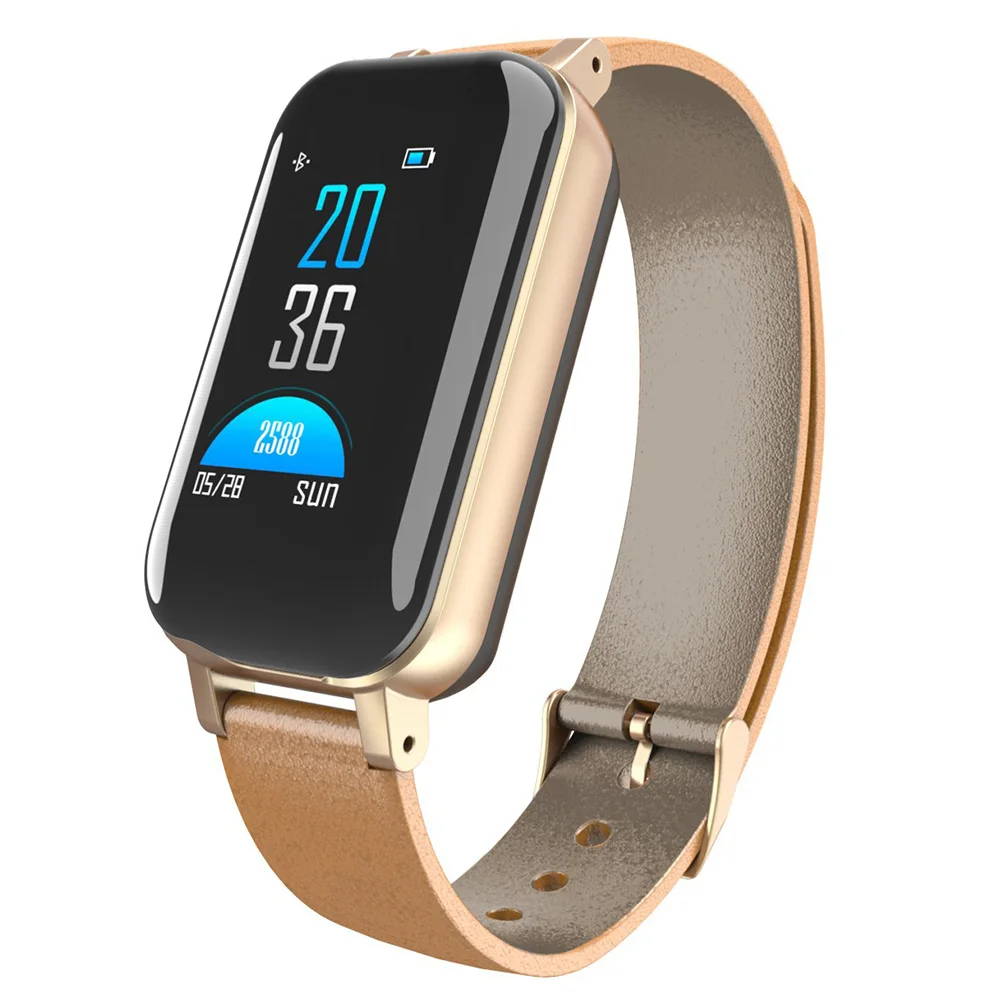 

Tracker Smart Watch Sleeping Outdoor Sports Touch Screen Call With Earphone IP67 Waterproof Fitness Gifts Health Care