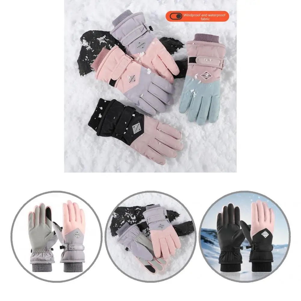 1 пара высококачественных искусственных практичных варежек лыжные перчатки