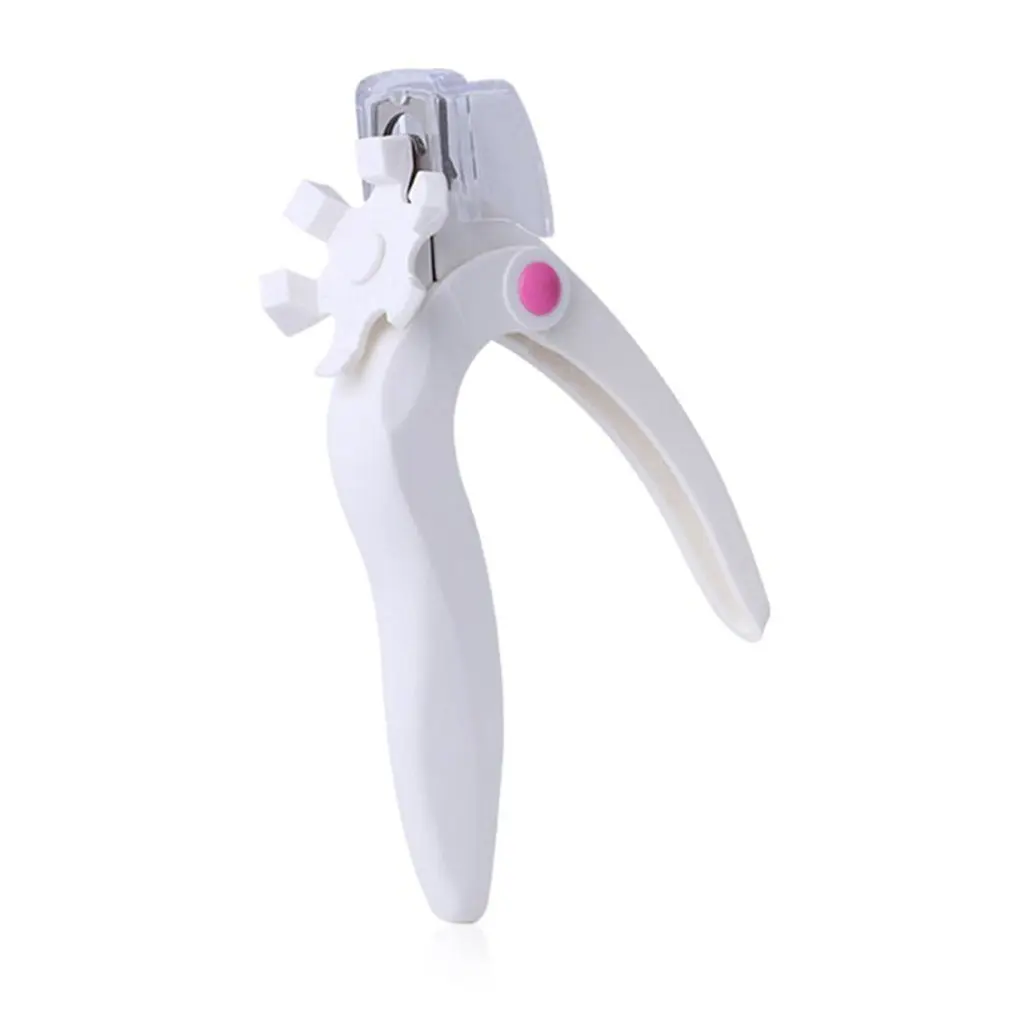 

Ergonomic Design Portable And Durable Fake Nail Scissors Plastic U-shaped Scissors French Nail Clippers
