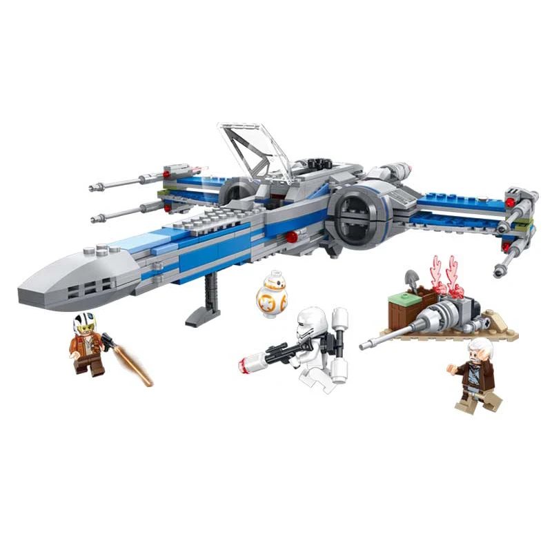 

New X Wing Tie Fighter Star& Wars Poe Dameron Building Blocks Toys For Children Christmas Gift