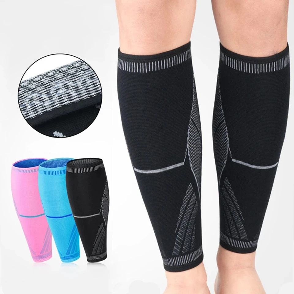 

1PC Compression Calf Sleeve Basketball Volleyball Men Support Calf Elastic Cycling Leg Warmers Running Football Sport Leg Sleeve