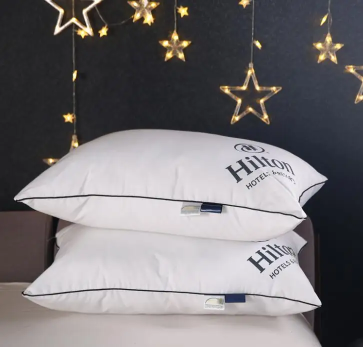 pillow 2pcs VESCOVO утка вниз одеяло 200*230 королева король перо одеяла для зимы 220*240 - Цвет: pillow 2pcs