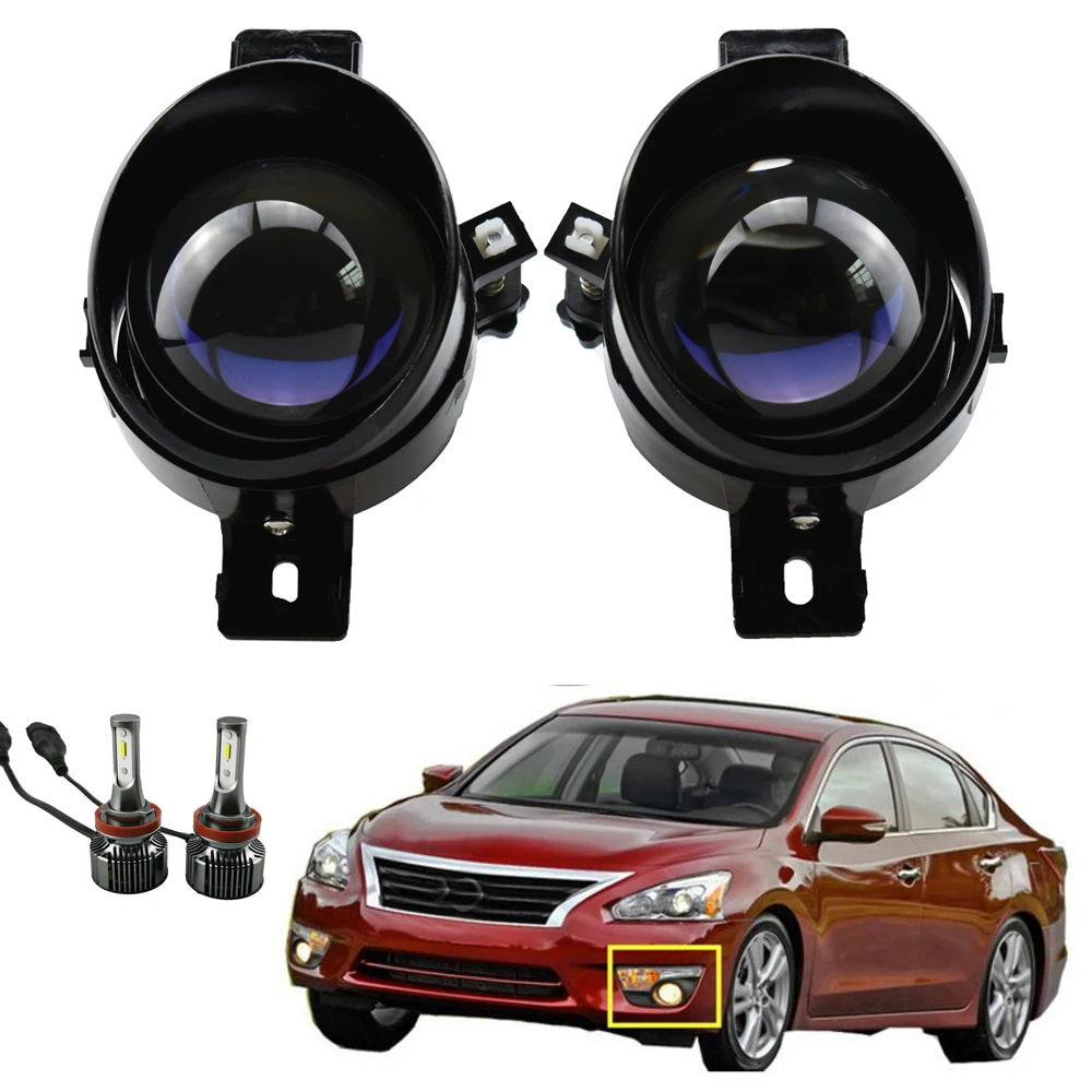 1 пара противотуманных фар для переднего бампера автомобиля H11 12V Sentra bluebird Sylphy