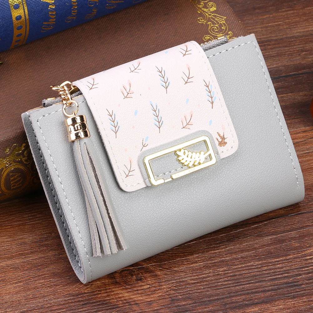 

2021 New Fashion Women's Wallet Short Ladies Coin Purse Wallets for Woman Card Holder Female Zipper Mini Clutch Bolsa Feminina