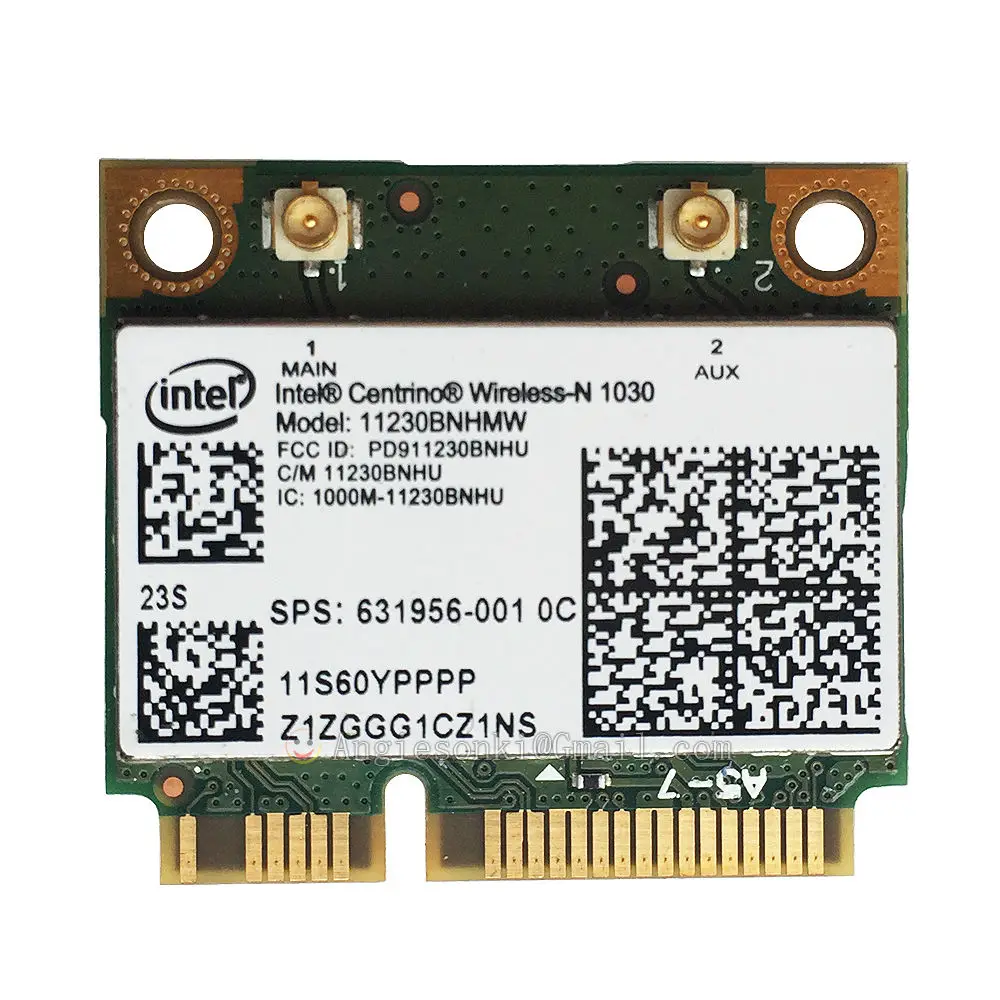 Для HP G4 G6 G7 MINI PAILIVON PCI-E 631956-001 Intel 1030 11230BNHMW 802.11b/G/N 300 Мбит/с 2 4G Wifi + BT плата Wireless WLAN Card |