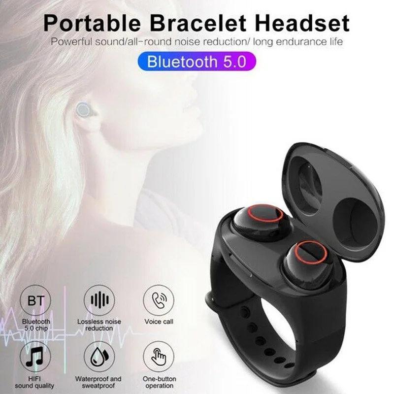 M1 Смарт-часы для женщин и мужчин с Bluetooth наушниками монитор артериального